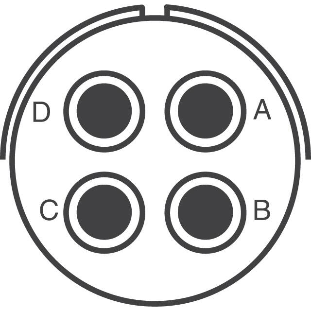 MS3102E22-22P Amphenol Industrial Operations  Conjuntos de conectores circulares